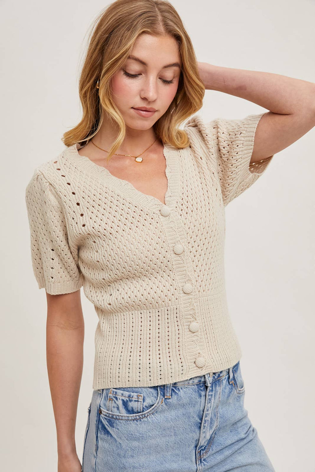 KELLY GREEN CARDIGAN