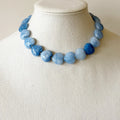 Maizy Ocean Blue Jade Heart Necklace