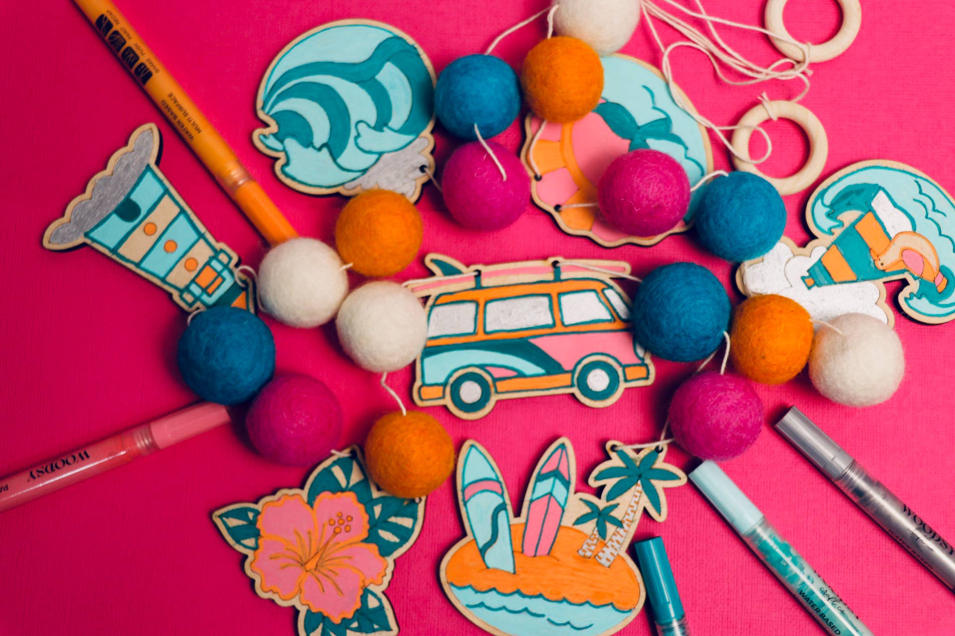 DIY Craft Kit - Surf Garland