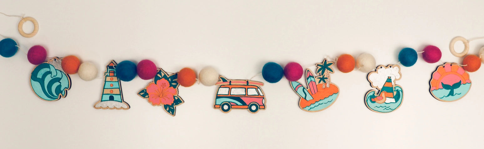 DIY Craft Kit - Surf Garland