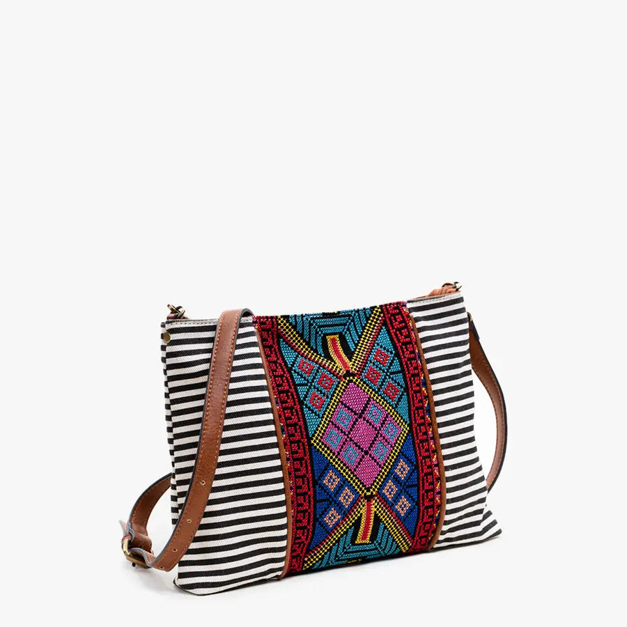 Aztec Embroidered Crossbody