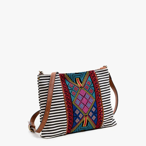 Aztec Embroidered Crossbody