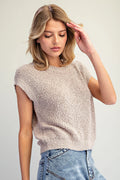 Cookie Dough Boucle Top