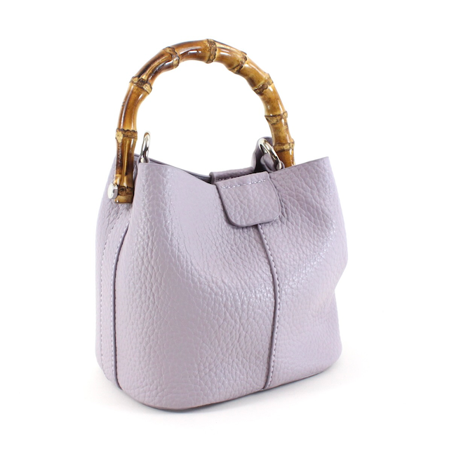 Bamboo Top Handle Crossbody