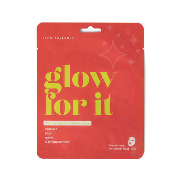 Lemon Lavender Sheet Dreams Face Masks "Glow for it"