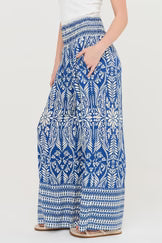 Floral Wide Leg Silhouette Pant