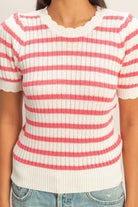 Scallop Edge Taffy Stripe