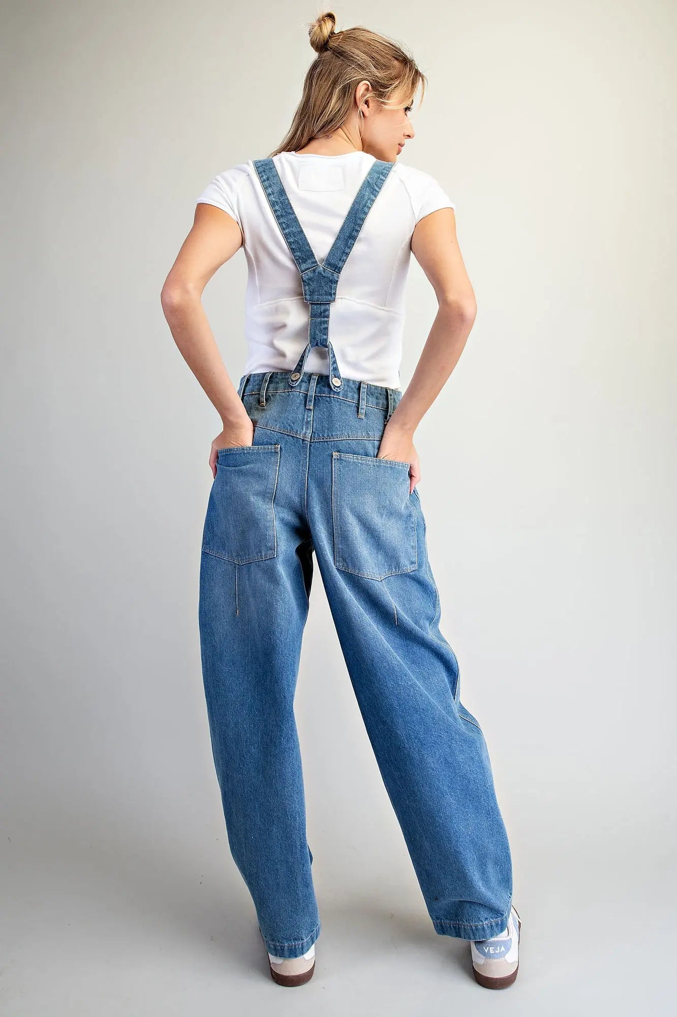 Denim Suspender Jumpsuit