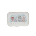 Christmas Village Scene Platter