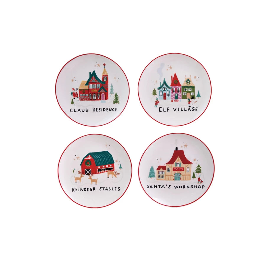 North Pole 6" Dish Set